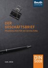 Buchcover Der Geschäftsbrief - Buch mit E-Book