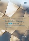 Buchcover Rechtlicher Umgang mit BIM- Daten - Buch mit E-Book