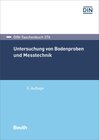 Buchcover Untersuchung von Bodenproben und Messtechnik