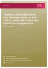 Buchcover Tabellen, Auswerteblätter und Nomogramme zu den statistischen Methoden des Qualitätsmanagements