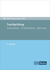 Buchcover Textilprüfung