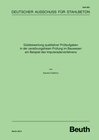 Buchcover Gütebewertung qualitativer Prüfaufgaben in der zerstörungsfreien Prüfung im Bauwesen am Beispiel des Impulsradarverfahre