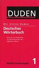 Buchcover Der kleine Duden deutsches Wörterbuch