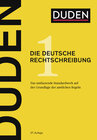 Buchcover Duden – Die deutsche Rechtschreibung
