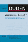 Buchcover Was ist gutes Deutsch?