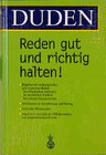 Buchcover Duden - Reden gut und richtig halten