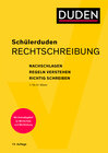 Buchcover Schülerduden Rechtschreibung und Wortkunde (kartoniert)