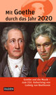 Buchcover Mit Goethe durch das Jahr 2020