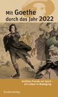 Buchcover Mit Goethe durch das Jahr 2022