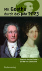 Buchcover Mit Goethe durch das Jahr 2023