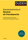 Buchcover Duden – Deutsch als Fremdsprache – Standardwörterbuch