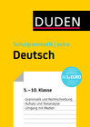 Buchcover Duden Schulgrammatik extra – Deutsch