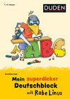 Buchcover Mein superdicker Deutschblock mit Rabe Linus