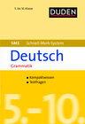 Buchcover SMS Deutsch - Grammatik 5.-10. Klasse