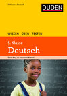 Buchcover Wissen – Üben – Testen: Deutsch 5. Klasse