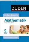 Buchcover Einfach klasse in Mathematik 5. Klasse