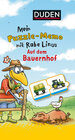 Buchcover Mein Puzzlememo mit Rabe Linus – Auf dem Bauernhof
