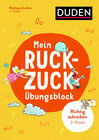 Buchcover Mein Ruckzuck-Übungsblock Richtig schreiben 2. Klasse