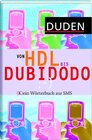 Buchcover Duden - Von HDL bis DUBIDODO