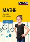 Buchcover Mathe in 15 Minuten – Geometrie 5. Klasse