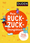 Buchcover Mein Ruckzuck-Übungsblock Richtig schreiben 1. Klasse