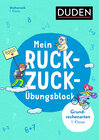Buchcover Mein Ruckzuck-Übungsblock Grundrechenarten 1. Klasse