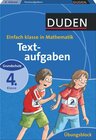 Buchcover Einfach Klasse in Mathematik - Textaufgaben 4. Klasse - Übungsblock