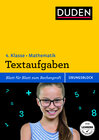 Buchcover Übungsblock: Mathematik - Textaufgaben 4. Klasse