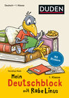 Buchcover Mein Deutschblock mit Rabe Linus - 1. Klasse