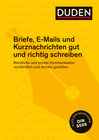 Buchcover Duden Ratgeber – Briefe, E-Mails und Kurznachrichten gut und richtig schreiben