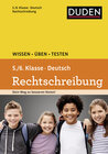 Buchcover Wissen – Üben – Testen: Deutsch – Rechtschreibung 5./6. Klasse