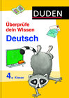 Buchcover Überprüfe dein Wissen - Deutsch 4. Klasse