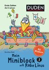 Buchcover Mein Miniblock mit Rabe Linus - Erste Zahlen