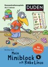 Buchcover Mein Miniblock mit Rabe Linus - Konzentrationsspiele