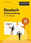 Buchcover Deutsch in 15 Minuten - Rechtschreibung 5./6. Klasse