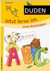 Buchcover Jetzt lerne ich erste Buchstaben (ab 4)