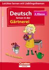 Buchcover Deutsch lernen in der Gärtnerei 4. Klasse