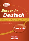 Buchcover Besser in Deutsch - Oberstufe