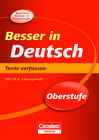 Buchcover Besser in Deutsch - Oberstufe