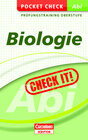 Buchcover Pocket Check Abi Biologie