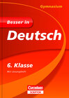 Buchcover Besser in Deutsch - Gymnasium 6. Klasse