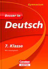 Buchcover Besser in Deutsch - Gymnasium 7. Klasse