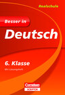 Buchcover Besser in Deutsch - Realschule 6. Klasse