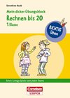 Buchcover RICHTIG üben - Mein dicker Übungsblock - Rechnen bis 20 1. Klasse