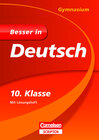 Buchcover Besser in Deutsch - Gymnasium 10. Klasse