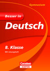 Buchcover Besser in Deutsch - Gymnasium 8. Klasse