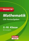 Buchcover Besser in Mathematik - 250 Textaufgaben 5.-10. Klasse