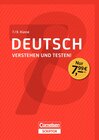 Buchcover Deutsch - Verstehen und testen! 7./8. Klasse