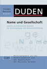 Buchcover Name und Gesellschaft