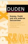 Buchcover Duden Praxis - Komma, Punkt und alle anderen Satzzeichen